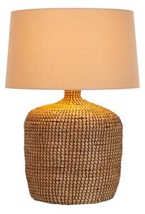 LUCIDE 10552/81/73 AMBALA stolná lampa V640mm 1xE27 prírodná, biela