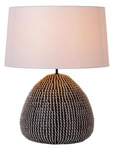 LUCIDE 10550/81/30 MADUKA stolná lampa V610mm 1xE27 čierna, biela