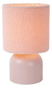 LUCIDE 10516/01/66 WOOLLY stolná lampička V280mm 1xE14 ružová