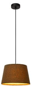 LUCIDE 10416/01/33 WOOLLY závesné svietidlo D280mm 1xE27 čierna, zelená