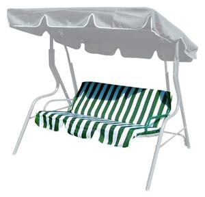 Polstr k záhradnej hojdačke Stripy Happy Green