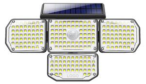 IMMAX 08499L CLOVER-2 Vonkajšie solárne nástenné LED svietidlo 1,5W 350lm 6500K/3000K IP44