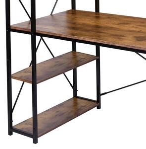 ViaDomo Via Domo - Písací stôl Industry Piave - 120x120x60 cm