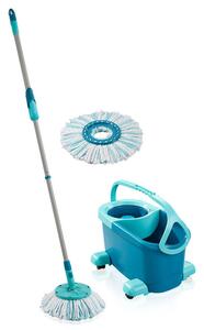 CLEAN TWIST Disc Mop Ergo Mobile Upratovacia sada s náhradnou hlavicou LEIFHEIT 52102+52104