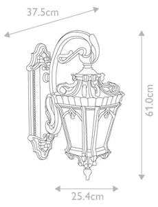 VONKAJŠIE NÁSTENNÉ SVIETIDLO, 25.4/37.5/61 cm Elstead Lighting - Vonkajšie osvetlenie