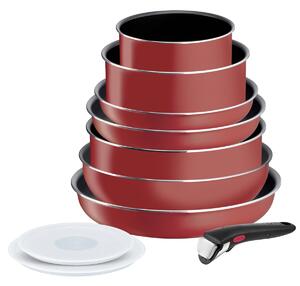 Ingenio Easy Cook & Clean Sada riadu, 10 ks, červená TEFAL L1529402