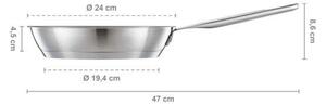 All Steel Panvica na vyprážanie 24 cm Fiskars 1064743