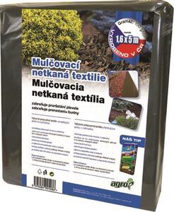 Mulčovacia netkaná textília 1,6 × 5 m, čierna AGRO 000262