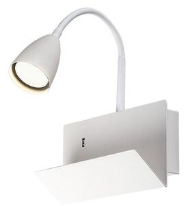 RABALUX 71090 Tacito nástenné svietidlo s vypínačom 1xGU10 biela, USB port