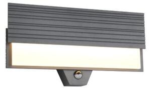 TRIO 247069142 MARIZA vonkajšie nástenné svietidlo so senzorom SMD LED 10W/1100lm 3000K IP44 antracit