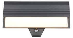 TRIO 247069142 MARIZA vonkajšie nástenné svietidlo so senzorom SMD LED 10W/1100lm 3000K IP44 antracit