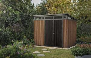 Pent Signature Garden House 9x7, 279 x 226 x 216 cm, hnedá KETER 259821