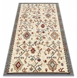 Vlnený kusový koberec Zenat béžový 80x140cm