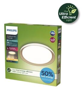 Philips UltraEfficient 8720169301054 Pebblo stropné svietidlo D320mm LED 10W/1850lm 2700K biela, béžová, SceneSwitch