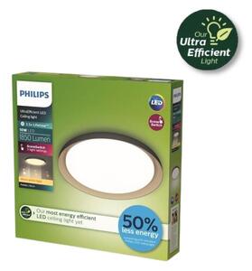 Philips UltraEfficient 8720169301092 Pebblo stropné svietidlo D320mm LED 10W/1850lm 2700K čierna, béžová, SceneSwitch