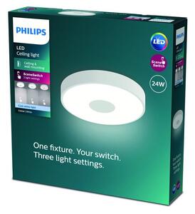 Philips 8720169301276 Coiner stropné svietidlo D389mm LED 24W/2800lm 4000K biela, SceneSwitch