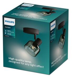 Philips 8720169299573 Sleet nástenné bodové svietidlo/spot 1xE14 čierna, dymová, ClickFix