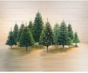 German Vianočný stromček Canmore / jedľa / umelý / 120 cm / vrátane kovového stojana / zelený
