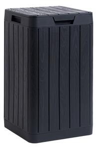 Rio Garden Záhradný kôš 80 l, plastový, grafit TOOMAX Z0480RAA04100
