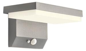 REDO 90535 TAIYO solárne nástenné svietidlo so senzorom SMD LED 2W 340/240lm 3000K IP54 antracit