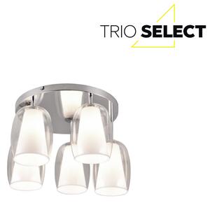 TRIO SELECT 617500506 BARRET stropné svietidlo D480mm 5xE14 chrómová, priehľadná