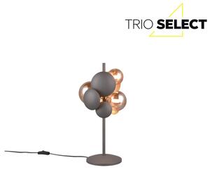 TRIO SELECT 517400342 BUBBLE stolná lampička V500mm 3xG9 antracit, jantárová