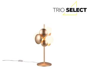 TRIO SELECT 517400379 BUBBLE stolná lampička V500mm 3xG9 zlatá, biela