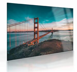 Sklenený obraz- Golden Gate, San Francisco (70x50 cm)