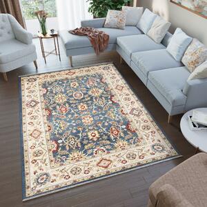 Modrý vintage koberec v orientálnom štýle Modrá Šírka: 120 cm | Dĺžka: 170 cm