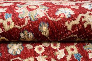 Okrúhly vintage koberec červenej farby Červená Šírka: 100 cm