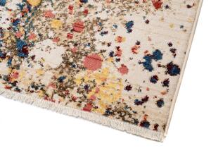 Štýlový koberec s abstraktným vzorom do obývačky Béžová Šírka: 120 cm | Dĺžka: 170 cm