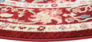 Červený okrúhly koberec vo vintage štýle Červená Šírka: 170 cm