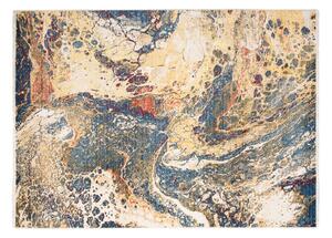 Luxusný koberec s abstraktným vzorom do obývačky Béžová Šírka: 120 cm | Dĺžka: 170 cm