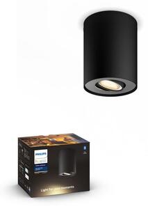 Philips Hue White Ambiance 8720169319998 Pillar povrchové bodové svietidlo D103mm 1xGU10 4,2W/400lm 2200-6500K čierna bluetooth