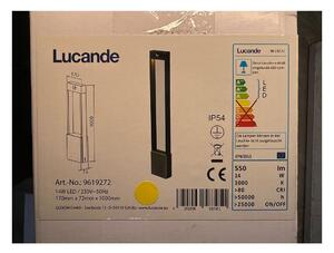 Lucande Lucande - LED Vonkajšia lampa so senzorom TEKIRO LED/14W/230V IP54 LW0823 + záruka 3 roky zadarmo