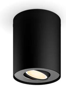 Philips Hue White Ambiance 8720169320239 Pillar povrchové bodové svietidlo D103mm 1xGU10 +SWITCH 4,2W/400lm 2200-6500K čierna bluetooth