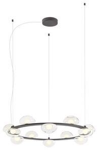 REDO 01-3310 SINCLAIR závesné svietidlo D890mm LED 74,4W/5885lm 3000K IP21 čierna, TRIAC