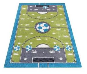 Farebný koberec s motívom Futbalové ihrisko