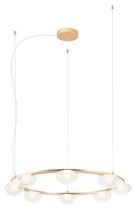 REDO 01-3249 SINCLAIR závesné svietidlo D890mm LED 49,6W/4093lm 3000K IP21 zlatá, TRIAC