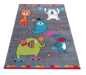 Farebný koberec s motívom Zvieratká