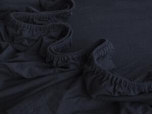 XPOSE® Jersey plachta Exclusive - čierna 160x200 cm