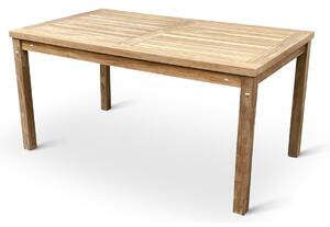 Garden I. Záhradný stôl 150 x 90 cm, teak, svetlohnedý NOELA 345917
