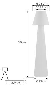 Lucande Gauri terasové svietidlo, IP65, 110 cm