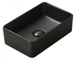 Keramické umývadlo NADIA 36 cm - čierne matné
