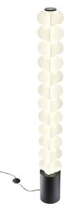 REDO 01-2691 JACO stojacia lampa V1530mm LED 52W/3350lm 3000K čierna, biela, 3 StepDIM