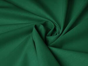 Biante Bavlnené jednofarebné posteľné obliečky Moni MOD-514 Tmavo zelené Jednolôžko 140x200 a 70x90 cm