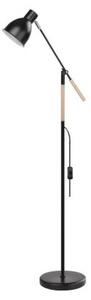 EMOS Stojacia lampa EDWARD 150 cm čierna