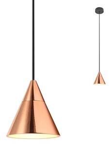 REDO 01-2350 EIKO závesné svietidlo D72mm LED 7W/396lm 3000K ružová zlatá