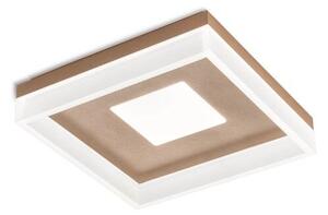 REDO 01-1996 MAYA SQ stropné svietidlo 340x340mm LED 36W/2232lm 3000K zlatá, switchdimmer