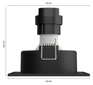 Philips Hue White and color ambiance 8720169319158 Centura zápustné svietidlo GU10 4,2W/350lm 2000-6500K+RGB hliník
